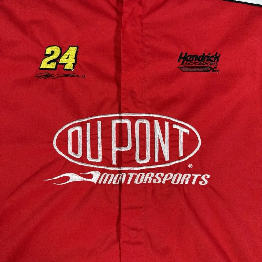 NASCAR Winners Circle Shirt Men's Large‎ Red Jeff Gordon #24 Dupont Motorsport